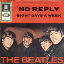 THE BEATLES DISCOGRAPHY SWITZERLAND - ODEON - O 22 893 - NO REPLY ⁄ EIGHT DAYS A WEEK - pic 1