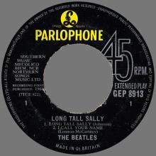 THE BEATLES DISCOGRAPHY UK - 1964 06 19 - LONG TALL SALLY - GEP 8913 - a b - PARLOPHONE GRAMOPHONE - pic 3