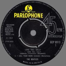 THE BEATLES DISCOGRAPHY UK - 1964 06 19 - LONG TALL SALLY - GEP 8913 - a b - PARLOPHONE GRAMOPHONE - pic 4