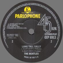THE BEATLES DISCOGRAPHY UK - 1964 06 19 - LONG TALL SALLY - GEP 8913 - m - PARLOPHONE - 6 02537 99505 9 - RECORD STORE DAY - pic 3
