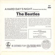 THE BEATLES DISCOGRAPHY UK - 1964 11 06 - EXTRACTS FROM THE FILM A HARD DAY'S NIGHT - GEP 8920 - k - EMI RECORDS - pic 2