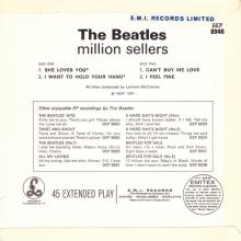 THE BEATLES DISCOGRAPHY UK - 1965 12 06 - THE BEATLES' GOLDEN DISCS (MILLION SELLERS) - GEP 8946 - a k - GRAMOPHONE  EMI RECORDS - pic 3