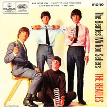 THE BEATLES DISCOGRAPHY UK - 1965 12 06 - THE BEATLES' GOLDEN DISCS (MILLION SELLERS) - GEP 8946 - a k - GRAMOPHONE  EMI RECORDS - pic 2