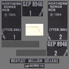 THE BEATLES DISCOGRAPHY UK - 1965 12 06 - THE BEATLES' GOLDEN DISCS (MILLION SELLERS) - GEP 8946 - a k - GRAMOPHONE  EMI RECORDS - pic 10