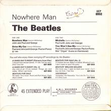 THE BEATLES DISCOGRAPHY UK - 1966 07 08 - NOWHERE MAN - GEP 8952 - a c - GRAMOPHONE -1 - pic 3