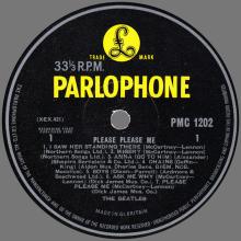 THE BEATLES DISCOGRAPHY UK 1963 03 22 PLEASE PLEASE ME - PMC 1202 - D - YELLOW LABEL - pic 1