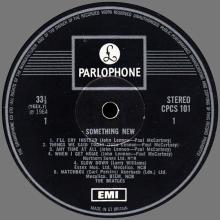 THE BEATLES DISCOGRAPHY UK 1964 07 20 SOMETHING NEW - CPCS 101 - Export 1970 - pic 3