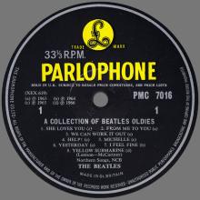 THE BEATLES DISCOGRAPHY UK 1966 12 10 - A COLLECTION OF BEATLES OLDIES - MONO PMC 7016 - pic 1