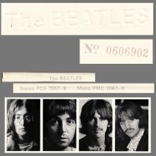 THE BEATLES DISCOGRAPHY UK 1968 11 22 THE BEATLES (WHITE  ALBUM) - MONO PMC 7067 ⁄ PMC 7068 - B - APPLE - pic 2
