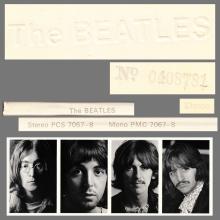 THE BEATLES DISCOGRAPHY UK 1968 11 22 THE BEATLES (WHITE  ALBUM) - PCS 7067 ⁄ PCS 7068 - A - B - pic 1
