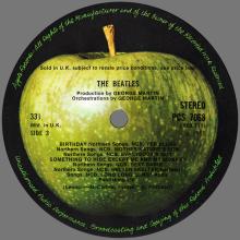 THE BEATLES DISCOGRAPHY UK 1968 11 22 THE BEATLES (WHITE  ALBUM) - PCS 7067 ⁄ PCS 7068 - A - B - pic 4