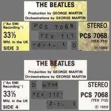 THE BEATLES DISCOGRAPHY UK 1968 11 22 THE BEATLES (WHITE ALBUM) - PCS 7067 ⁄ PCS 7068 - I - pic 8