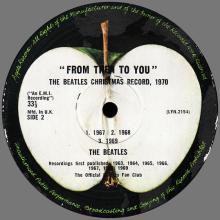 1970 12 18 FROM THEN TO YOU THE BEATLES CHRISTMAS RECORD,1970 - LYN.2153⁄2154 - PROMO - pic 5