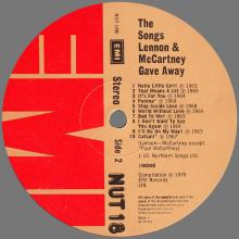 THE BEATLES DISCOGRAPHY UK 1979 04 18 THE SONGS LENNON AND MCCARTNEY GAVE AWAY - NUT 18 - pic 4