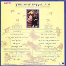 1980 10 13 THE BEATLES BALLADS - PCS 7214 - PROMO TESTPRESSING - pic 2