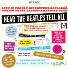 THE BEATLES DISCOGRAPHY UK 1981 00 00 - HEAR THE BEATLES TELL ALL - CHARLY RECORDS - CRV 202  - pic 1
