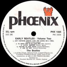 THE BEATLES DISCOGRAPHY UK 1981 07 17 (1981) THE BEATLES ⁄ EARLY YEARS (2) - PHOENIX - PHX 1005 - pic 1