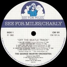 THE BEATLES DISCOGRAPHY UK 1982 00 00 OFF THE BEATLE TRACK - SEE FOR MILES - CM 101 - pic 3