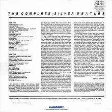 THE BEATLES DISCOGRAPHY UK 1982 09 10 THE COMPLETE SILVER BEATLES - AFELP 1047 - pic 2