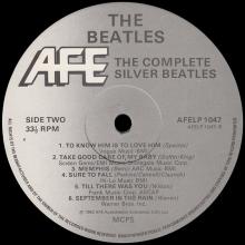 THE BEATLES DISCOGRAPHY UK 1982 09 10 THE COMPLETE SILVER BEATLES - AFELP 1047 - pic 4