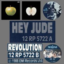 1988 10 31 HEY JUDE / REVOLUTION - 12 RP 5722 - 12 INCH PICTURE DISC - pic 5