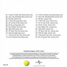 2014 01 20 - THE BEATLES U.S. ALBUMS -a-b-c - 50 YEARS OF GLOBE BEATLEMANIA  - PROMO CDR - pic 1