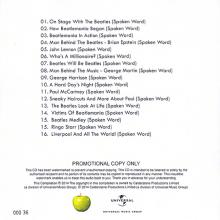 2014 01 20 - THE BEATLES U.S. ALBUMS -d-e-f - 50 YEARS OF GLOBE BEATLEMANIA - PROMO CDR - pic 5