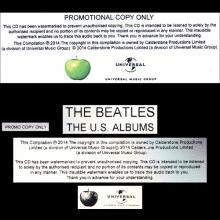 2014 01 20 - THE BEATLES U.S. ALBUMS -PROMO 13 TRACKS CDR - pic 1