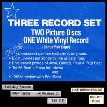 1982 00 00 SILVER BEATLES LIKE DREAMERS DO - BSR-1111 - 2 PICTURE DISCS 1 WHITE VINYL - pic 6