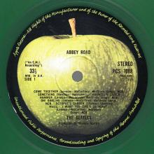 1978 00 00 ABBEY ROAD - PCS 7088 - Green vinyl - pic 5