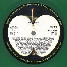 1978 00 00 ABBEY ROAD - PCS 7088 - Green vinyl - pic 6
