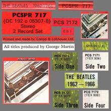 1978 09 30 BEATLES ⁄ 1962-1966 - PCSPR 717 (OC 192 o 05307-8) - RED VINYL - pic 13