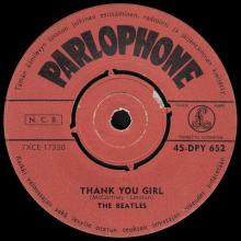 THE BEATLES FINLAND - 001 - 45-DPY 652 - FROM ME TO YOU ⁄ THANK YOU GIRL - pic 3