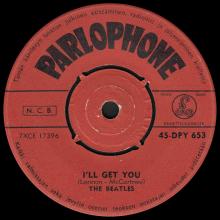 THE BEATLES FINLAND - 002 - 45-DPY 653 - SHE LOVES YOU ⁄ I'LL GET YOU - pic 3