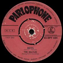 THE BEATLES FINLAND - 003 - 45-DPY 654 - TWIST AND SHOUT ⁄ BOYS - pic 3