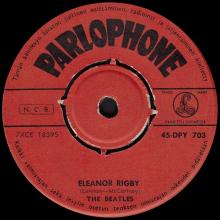 THE BEATLES FINLAND - 022 - 45-DPY 703 - ELEANOR RIGBY ⁄ YELLOW SUBMARINE - pic 1