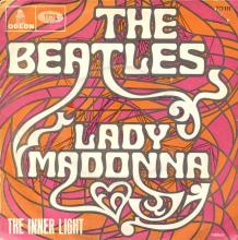 THE BEATLES FRANCE 45 - 1968 03 18 - SLEEVE D 1 - L FO 111 - LADY MADONNA ⁄ THE INNER LIGHT - FFS 605 - pic 1