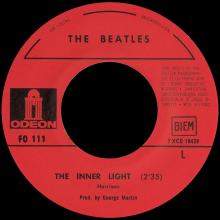 THE BEATLES FRANCE 45 - 1968 03 18 - SLEEVE D 1 - L FO 111 - LADY MADONNA ⁄ THE INNER LIGHT - FFS 605 - pic 6