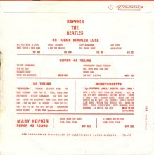 THE BEATLES FRANCE 45 - 1969 04 15 - PAPER SLEEVE B ⁄ RECORD 1 - APPLE - L 2 C 006-04084 M - GET BACK ⁄ DON'T LET ME DOWN - pic 1