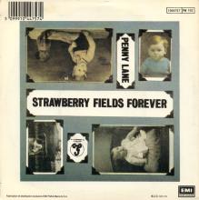 THE BEATLES FRANCE 45 - 1986 04 00 - PARLOPHONE - 1044757 PM 102 - PENNY LANE ⁄ STRAWBERRY FIELDS FOREVER - SLEEVE C - pic 1