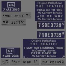 THE BEATLES FRANCE EP - A - 1963 10 16 - 1964 02 00 - BLUE TYPE 2 - ODEON SOE 3739 - SANDWICH COVER - pic 3