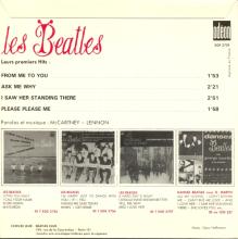 THE BEATLES FRANCE EP - A - 1963 10 16 - 1980 / 1990 - ODEON SOE 3739 - FAKE - SANDWICH COVER - pic 1