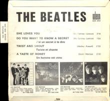 THE BEATLES FRANCE EP - A - 1963 10 21 - SLEEVE D LABEL TYPE ORANGE 2 - ODEON SOE 3741 - pic 1