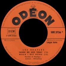 THE BEATLES FRANCE EP - A - 1964 10 06 - ODEON SOE 3756  - pic 5