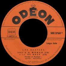 THE BEATLES FRANCE EP - A - 1964 12 00 - SLEEVE 1 RECORD 4 - ODEON SOE 3760 - pic 5