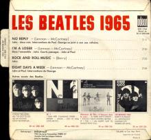 THE BEATLES FRANCE EP - A - 1965 04 06 - SLEEVE 1 RECORD 1 - ODEON SOE 3764 - pic 1