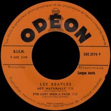 THE BEATLES FRANCE EP - A - 1965 10 19 - SLEEVE 1 RECORD 1 - ODEON SOE 3775 - pic 6