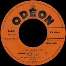 THE BEATLES FRANCE EP - A - 1965 11 08 - SLEEVE 1 RECORD 1 - ODEON SOE 3776 - pic 5