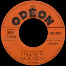 THE BEATLES FRANCE EP - A - 1965 11 19 - SLEEVE 1 RECORD 1 - ODEON SOE 3778 - pic 6