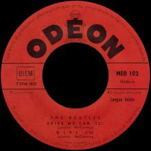 THE BEATLES FRANCE EP - C - 1966 01 27 - MEO 102 - SLEEVE 1 LABEL 1 - BIEM - pic 5